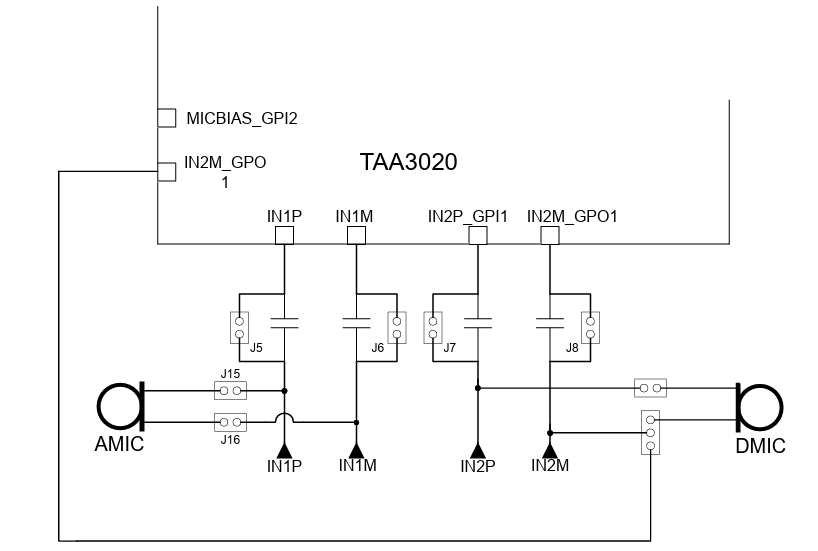 Location Circuit - Texas Instruments TAA3020EVM-PDK Evaluation Module